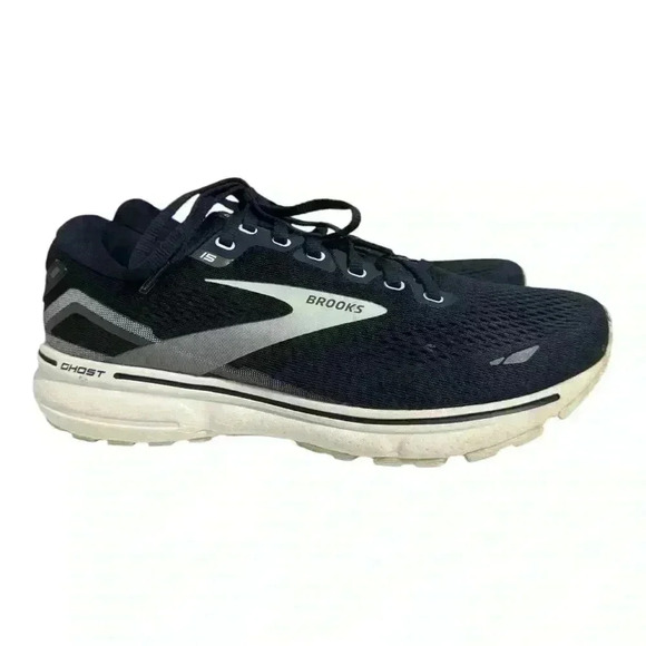 Brooks Shoes - Brooks Womens Ghost 15 Navy Blue Running Shoes Sneakers Size 9.5